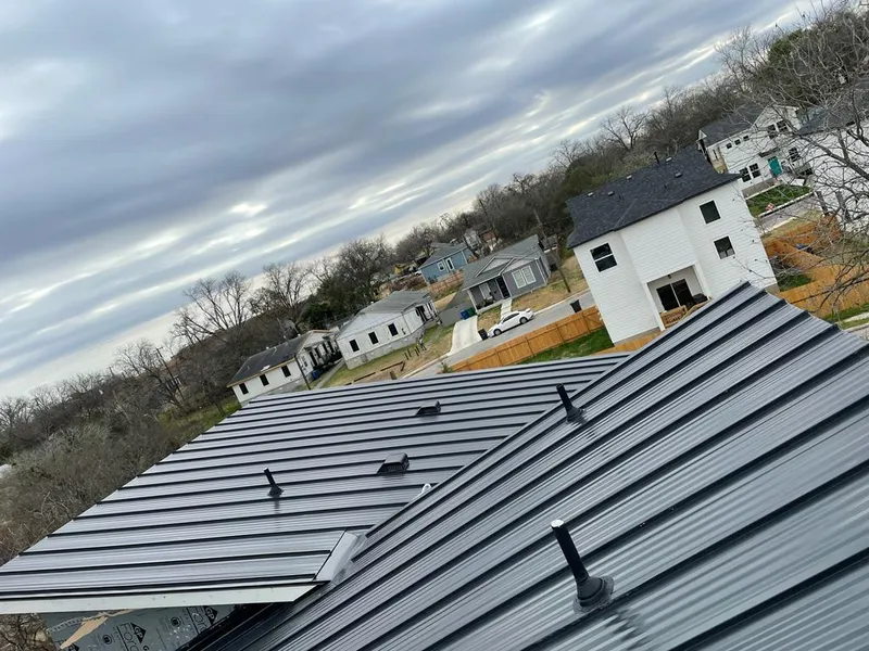 Standing seam metal roof panels with vents for Skylight Repair in La Vergne